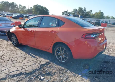 2015 Dodge Dart Sxt из США, поврежденный, VIN 1C3CDFBB9FD224697